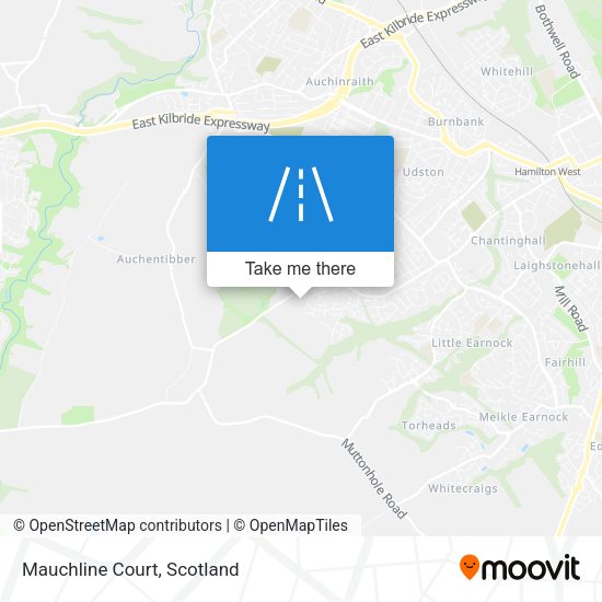 Mauchline Court map