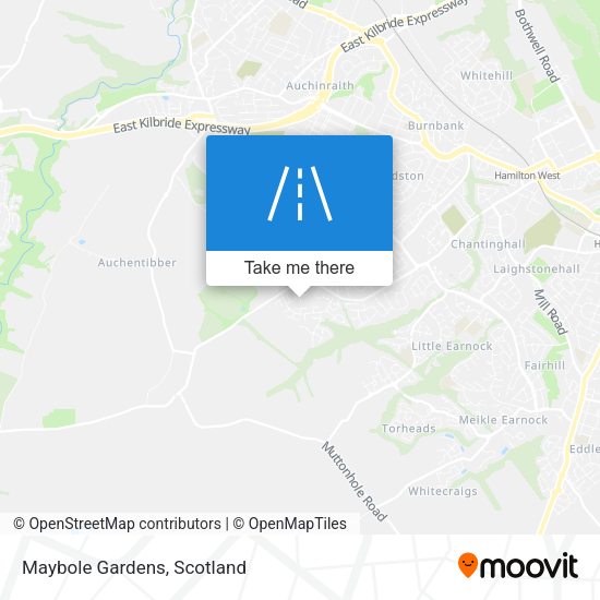 Maybole Gardens map