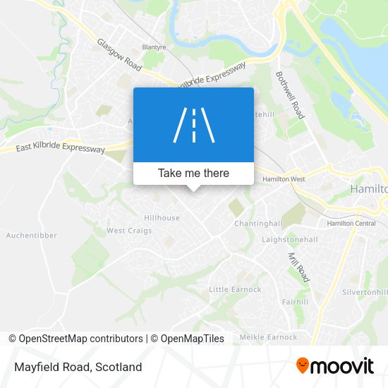 Mayfield Road map