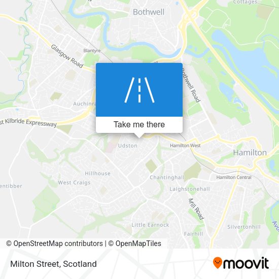 Milton Street map