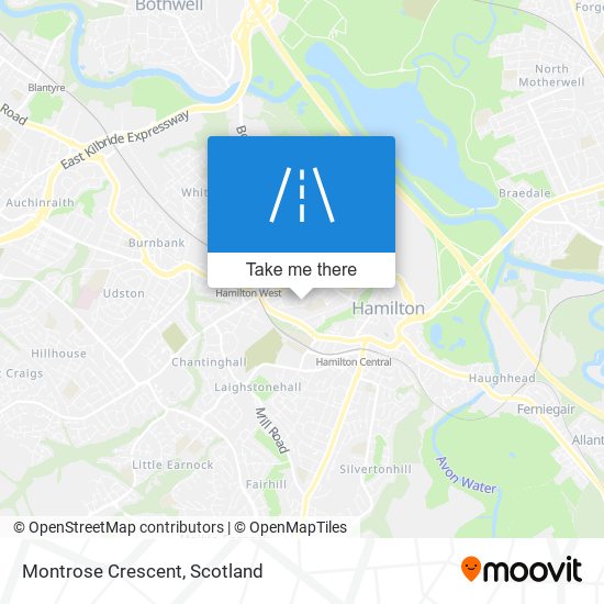 Montrose Crescent map