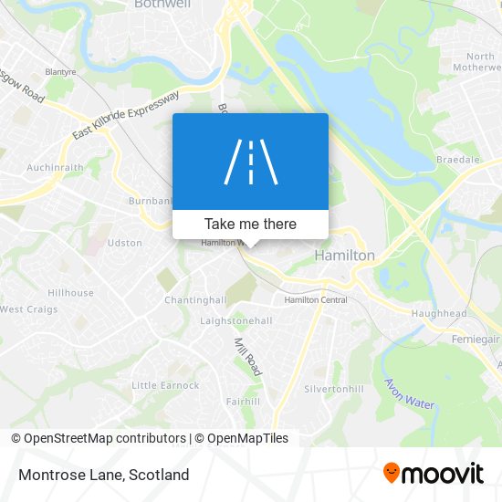 Montrose Lane map