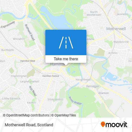 Motherwell Road map