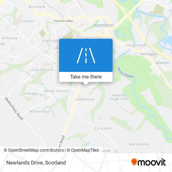 Newlands Drive map