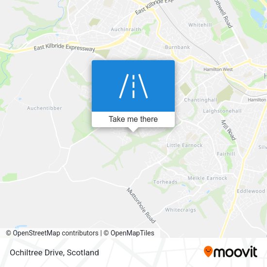Ochiltree Drive map