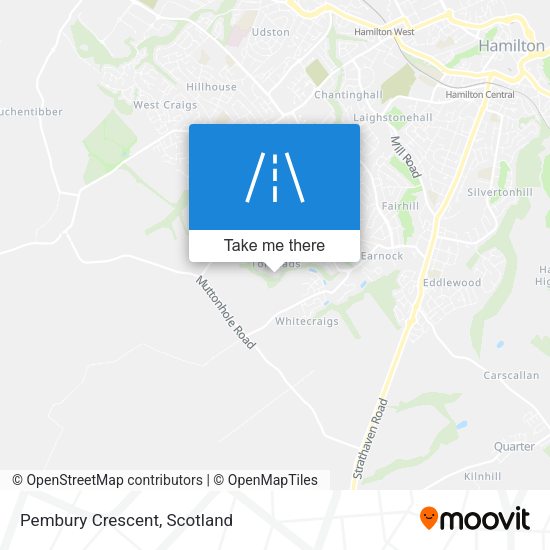 Pembury Crescent map