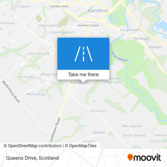 Queens Drive map