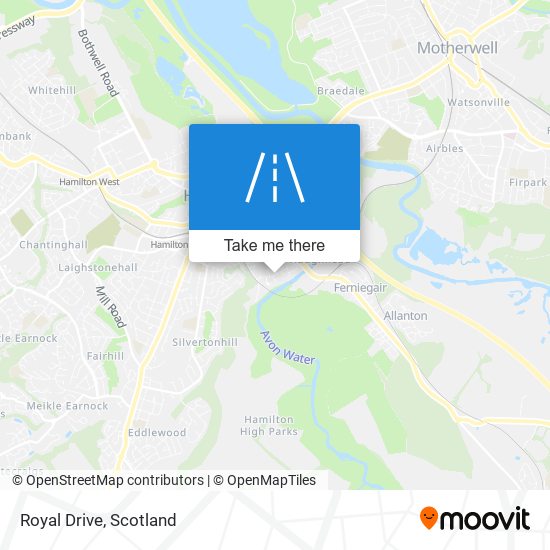 Royal Drive map