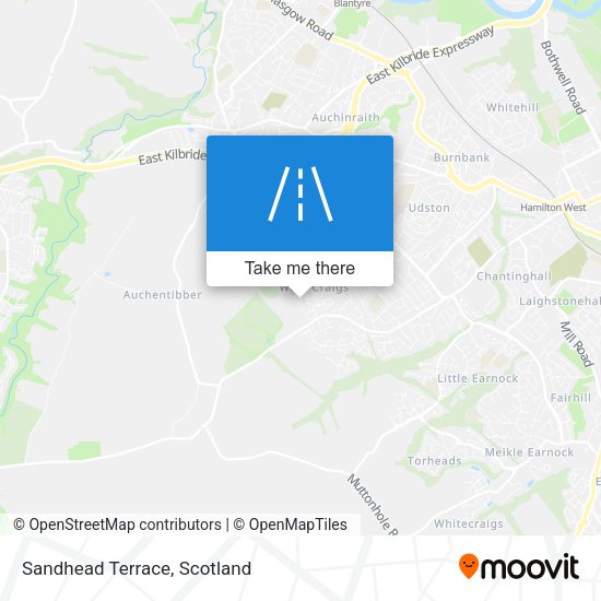 Sandhead Terrace map