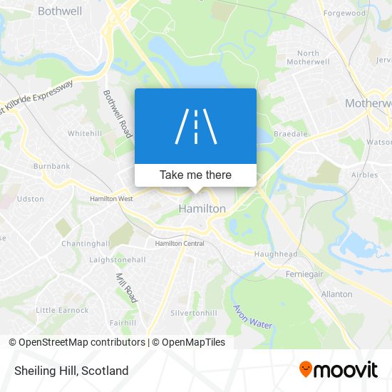 Sheiling Hill map