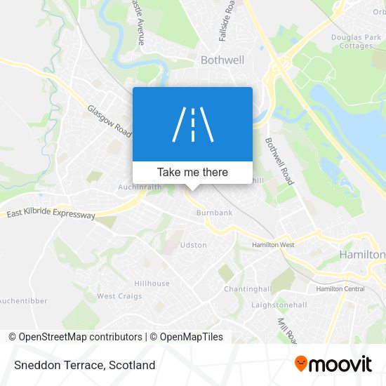 Sneddon Terrace map