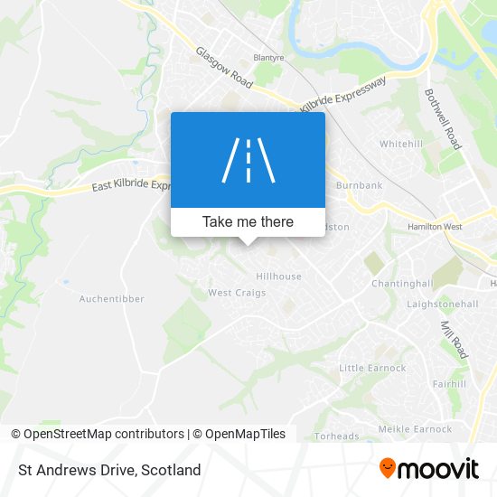 St Andrews Drive map