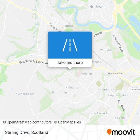 Stirling Drive map