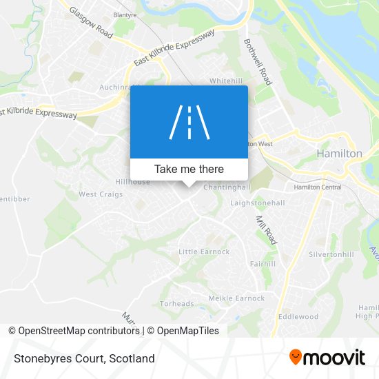 Stonebyres Court map