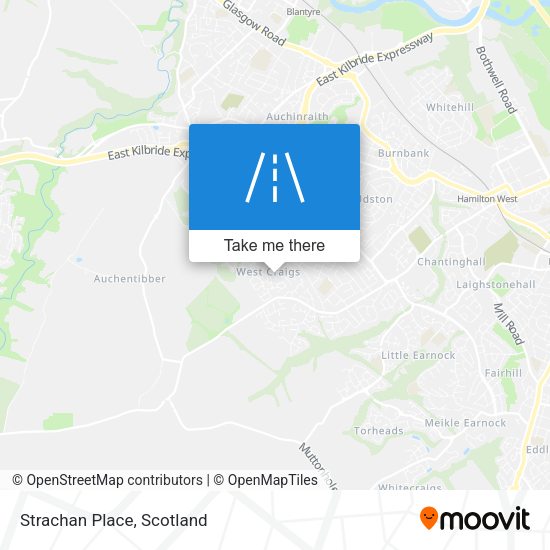 Strachan Place map
