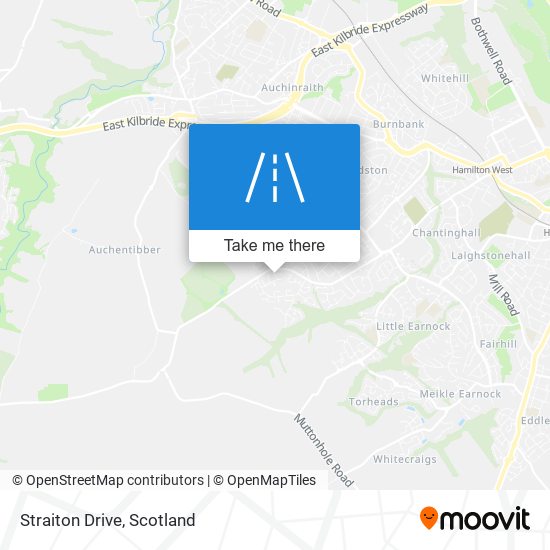 Straiton Drive map