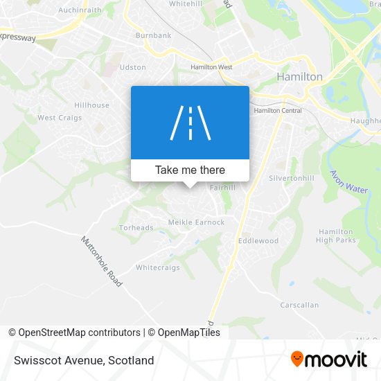 Swisscot Avenue map