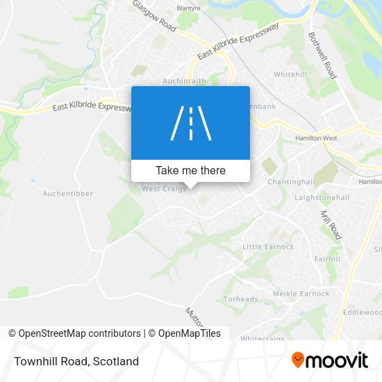 Townhill Road map