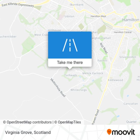 Virginia Grove map