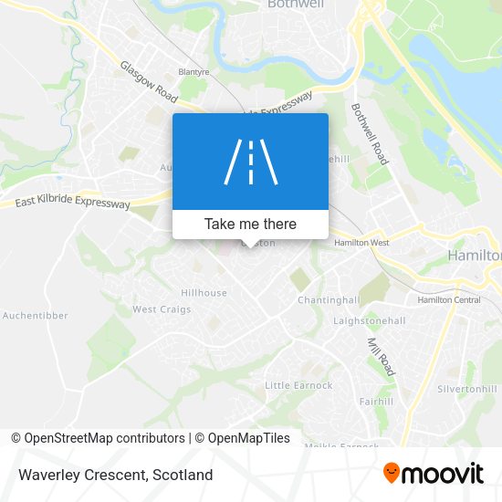 Waverley Crescent map