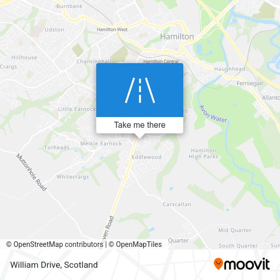 William Drive map