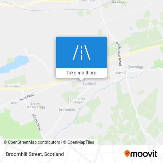 Broomhill Street map