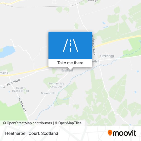 Heatherbell Court map