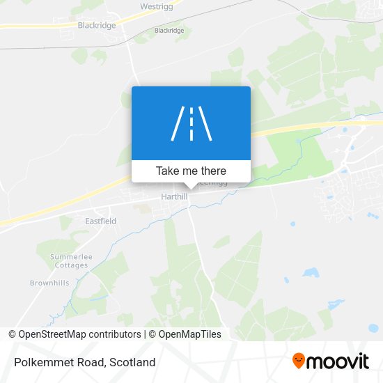 Polkemmet Road map
