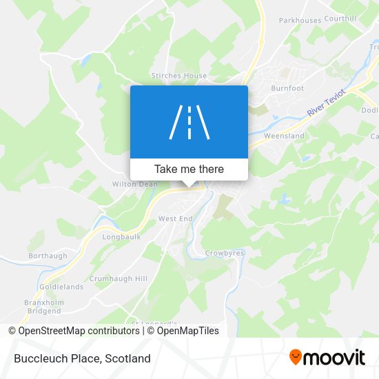 Buccleuch Place map