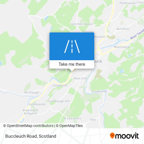 Buccleuch Road map