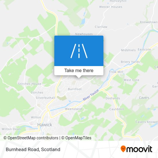 Burnhead Road map