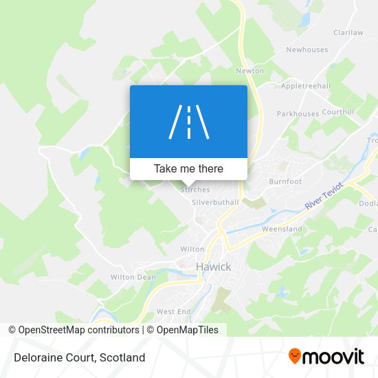 Deloraine Court map