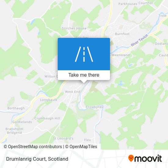 Drumlanrig Court map