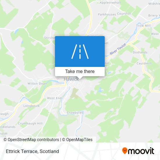 Ettrick Terrace map