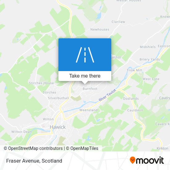 Fraser Avenue map