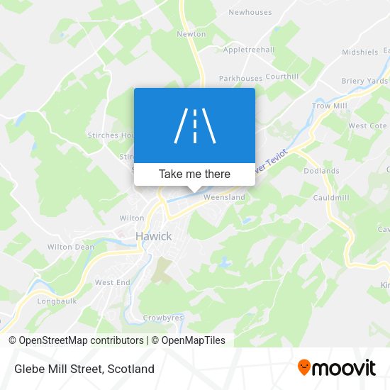 Glebe Mill Street map