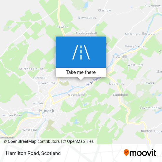 Hamilton Road map