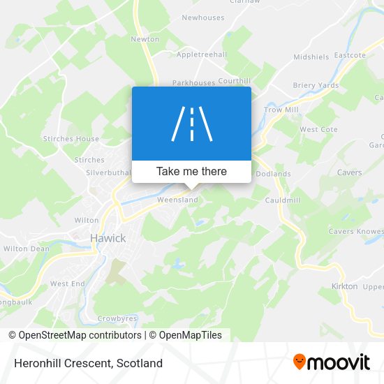 Heronhill Crescent map