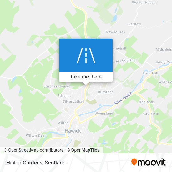 Hislop Gardens map