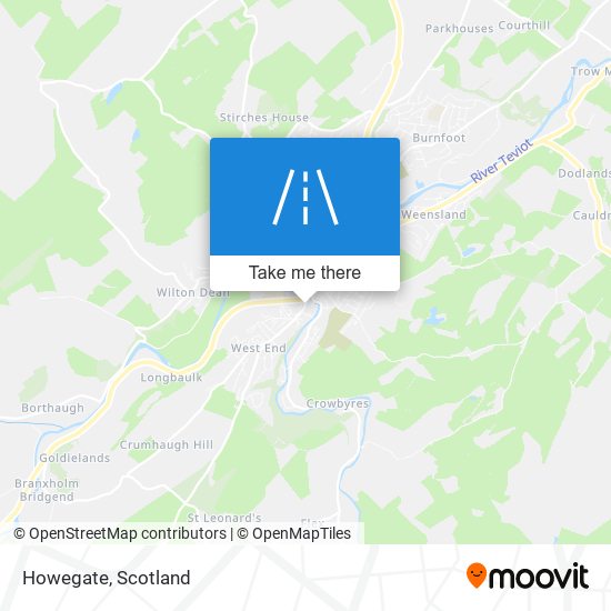 Howegate map