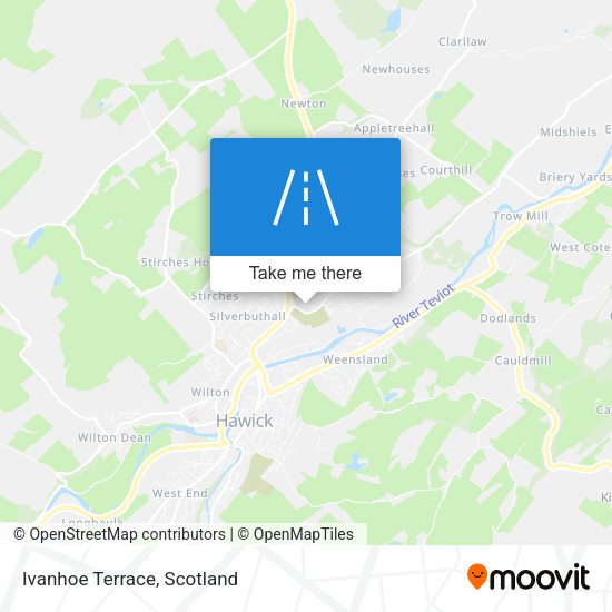 Ivanhoe Terrace map