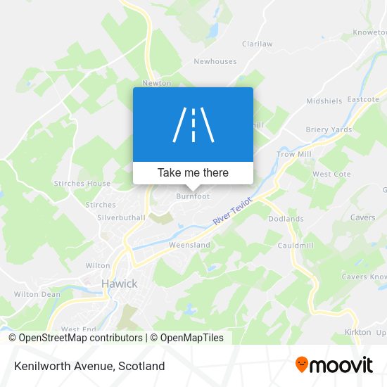 Kenilworth Avenue map
