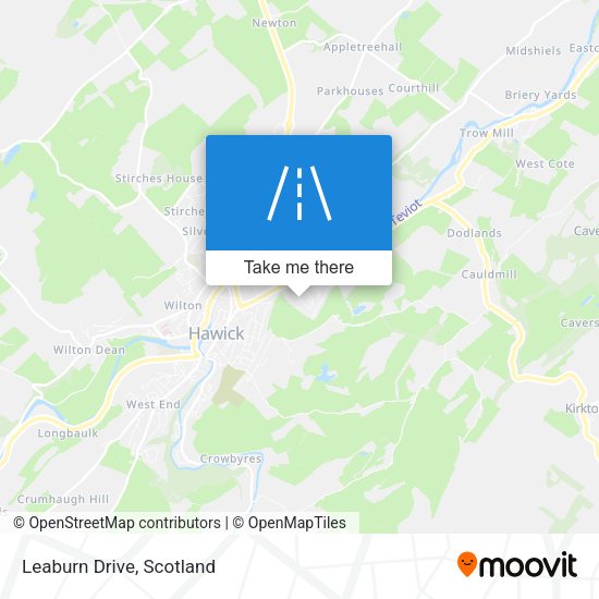 Leaburn Drive map