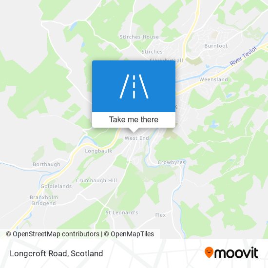 Longcroft Road map