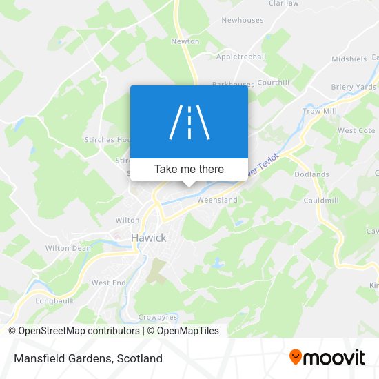 Mansfield Gardens map