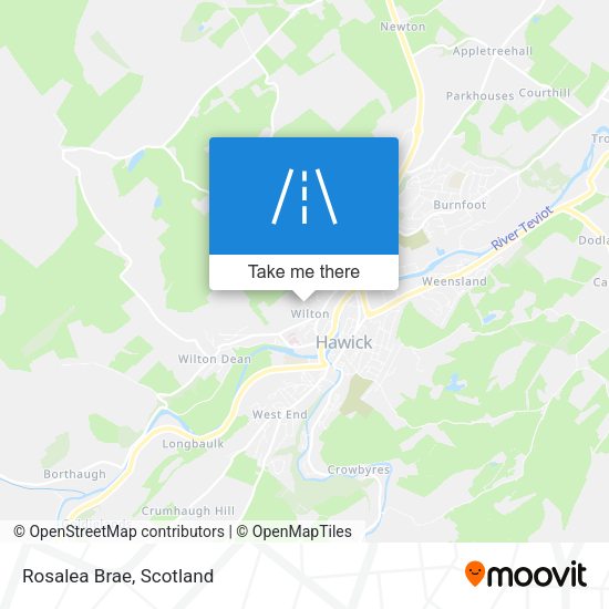 Rosalea Brae map