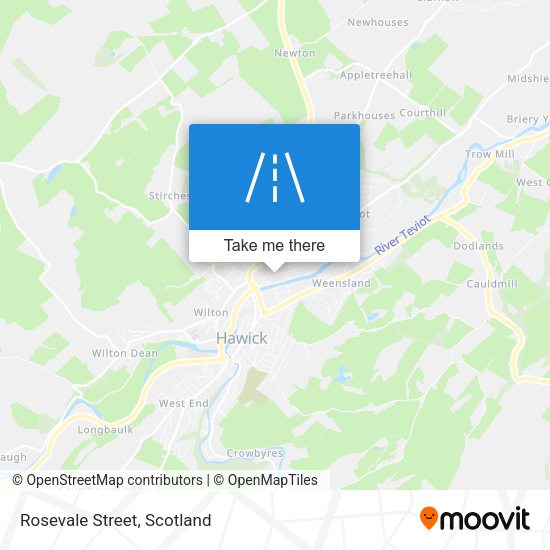Rosevale Street map