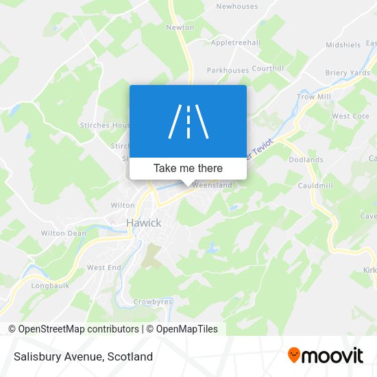 Salisbury Avenue map
