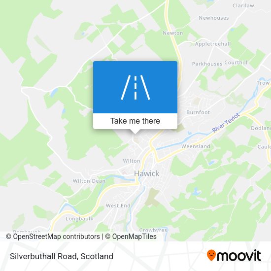 Silverbuthall Road map