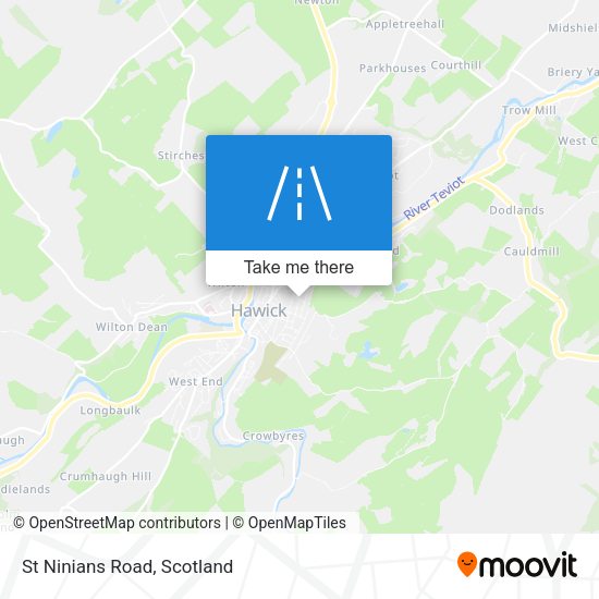 St Ninians Road map